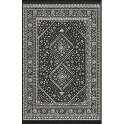 Sarene Performance Washable Oriental Indoor / Outdoor Rug