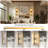 2 - Light Large 30" Wall Sconces With Water Ripple Glass-1434646988