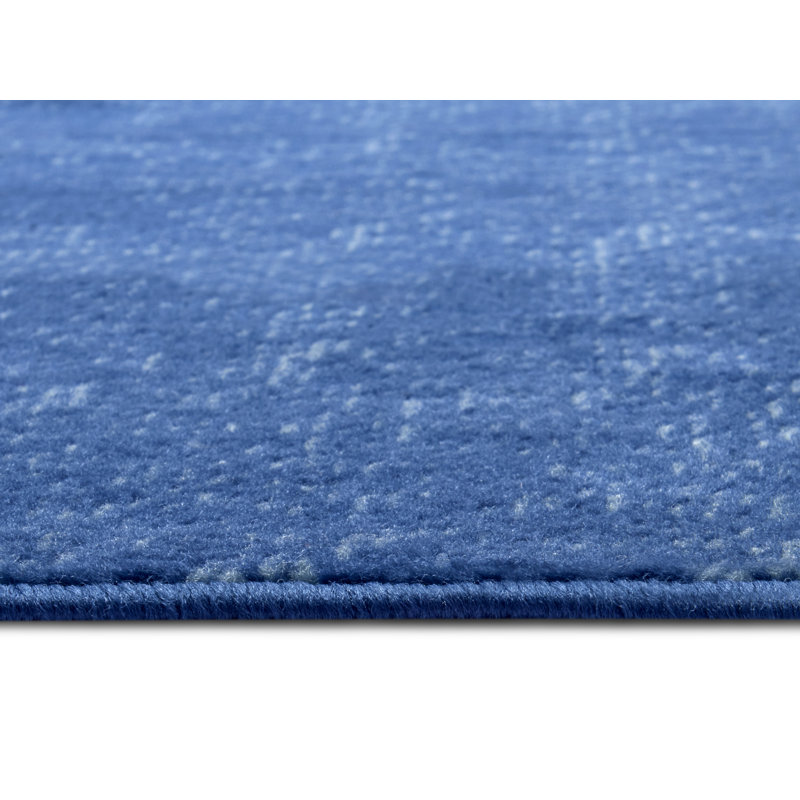 Flatweave Blue Rug, Runner 80 x 200cm