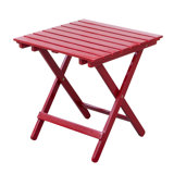 Square Acacia Outdoor Folding Side Table