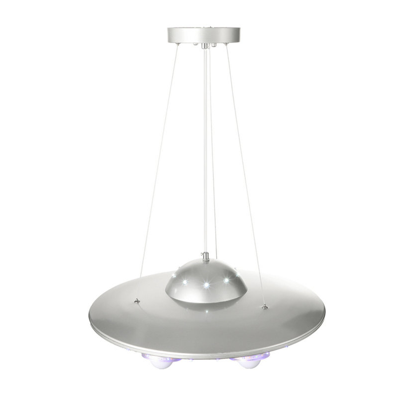 Rainsburg 6 - Light Silver LED Unique/Statement Pendant, Sliver