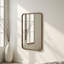 Solid Wood Oval Wall Mirror-17663815