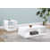 Onesta 2-Piece Coffee And End Table Set White High Gloss