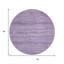 Tapis d'intérieur rond lavable abstrait mauve et lavande 8 pi