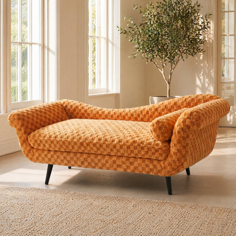 Fauteuil à volutes Diamond, Sand