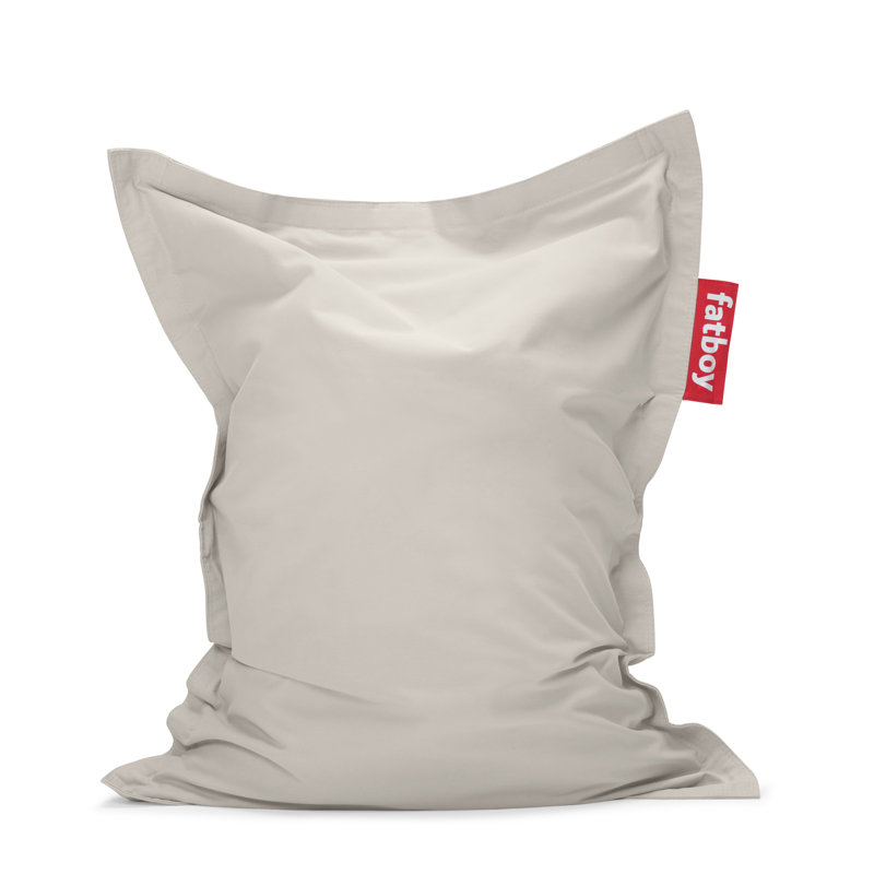 Junior Stonewashed Bean Bag, Silver Gray