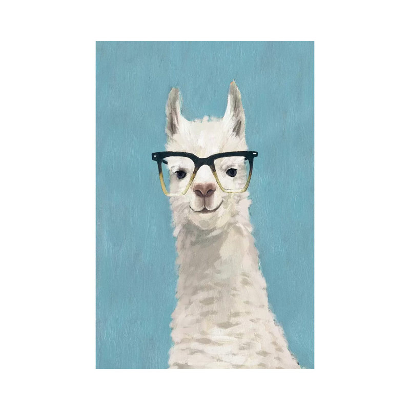 Llama Specs II 1 Piece Wrapped Canvas Painting, 66.04 cm H x 45.72 cm W x 3.175 cm D