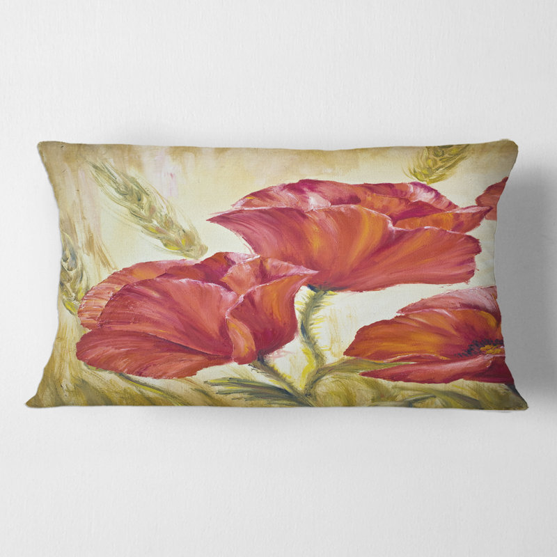 Floral Throw Pillow