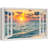 Window Scenery " Window View Neon Sunset Sky Tropical Island Ocean Nature Pictures Scenic Landscape "-98449300