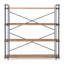 Kaeden  Ladder Bookcase with Wood Shelves & Iron Frame-77424115