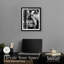 Art mural tendance Gatsby Glamour Shadowbox par Notoriart, cadre noir, 16 x 20-129532337-129532343