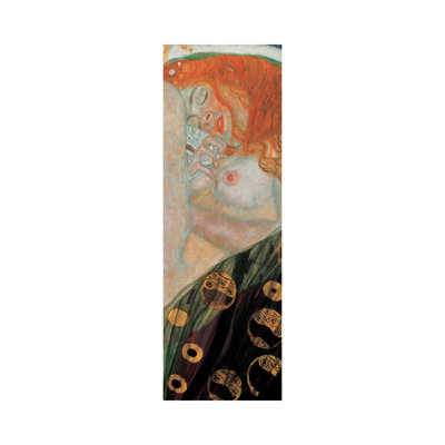 Danae, Vertical by Gustav Klimt - 1 Piece Wrapped Canvas Panoramic Painting