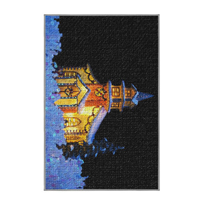 Tapis bleu zone arrière-plan