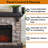 40'’ Electric Fireplace With Faux Stone Mantle-1451343801-1451343802