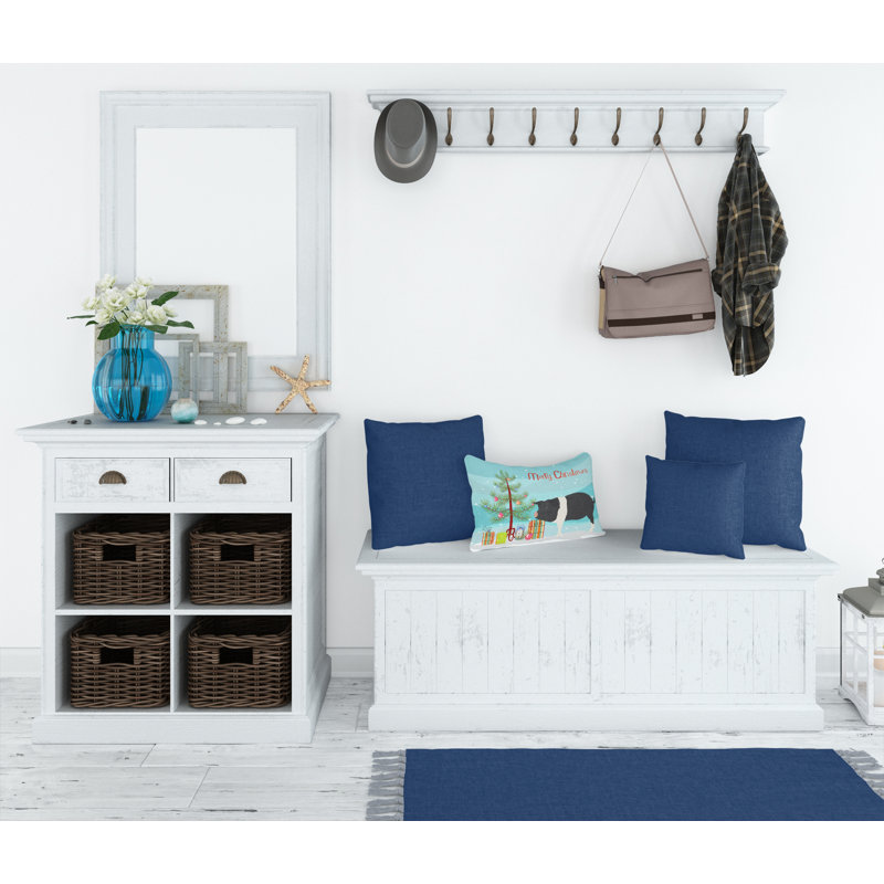  Hampshire Pig Christmas Indoor/Outdoor Throw Pillow