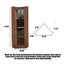 Armoire de coin Mid-Century