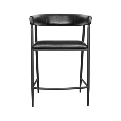 Preston Upholstered Bar Stool with Metal Frame