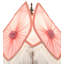 15"h Fabric & Fringe Pink Pontiff Accent Lamp