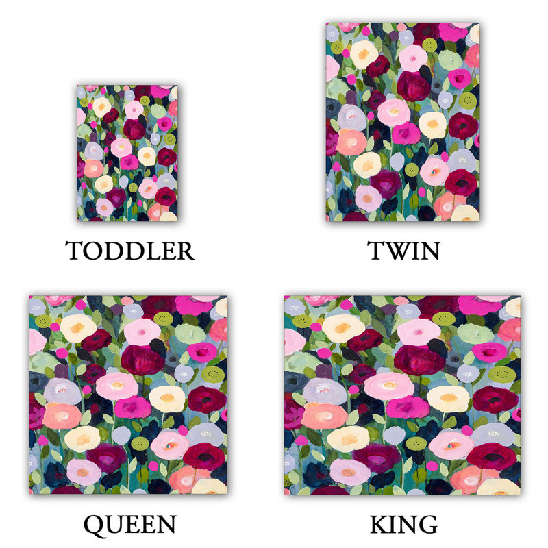 Ensembles de housses de couette DiaNoche en microfibre par Carrie Schmitt - Night Garden