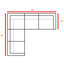 Sièges d'extérieur avec coussins crème, structure, matériau de coussin de décoloration, disposition modulaire pour un ensemble de patio confortable entièrement assemblé, toile de qualité commerciale ultra douce de qualité commerciale