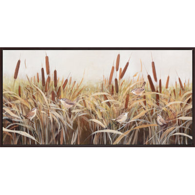 Art mural sur toile, "Marshland Melody"
