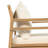 Fierro Outdoor Acacia Wood Club Chairs With Cushions