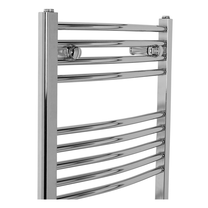Shirey Curved Towel Rail Heated Towel Rails, 110cm H x 50cm W x 3cm D