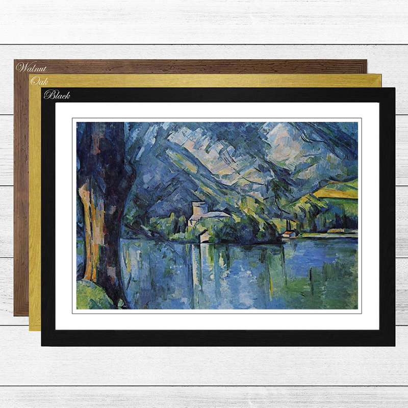 Paul Cezanne - Single Picture Frame Painting, Black