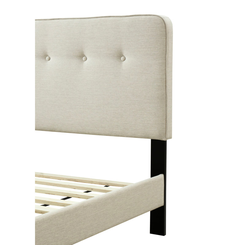Lit tapissier de taille grand format Enable, 62,23 po Largeur, profondeur de 85,44 po, hauteur de 42,05 po, poids de 73,37 lb