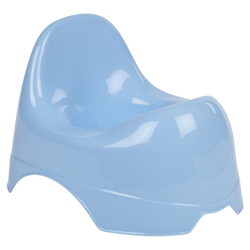 Kian Elongated Family Toilet Seat, Blue