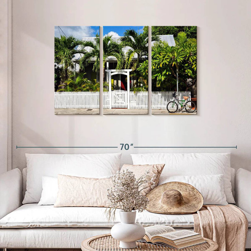 Lilie Key West Cottage, H 28 po x l 45 po