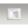 Memoirs® 26.375" Tall Rectangular Pedestal Bathroom Sink with Overflow