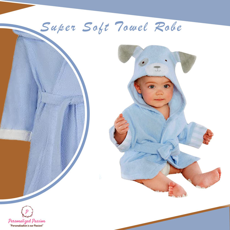 Peignoir de cheville avec capuche pour enfants, S, Oui