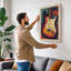 Electric Sun Retro - Wrapped Canvas-1783396753-1783396755
