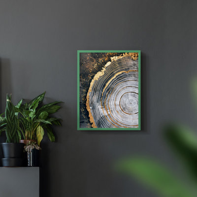 Série ABSTRACT CLxxxix - reproduction encadrée de qualité supérieure - prête à être accrochée - aucun clou requis