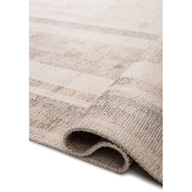 Arkoma Rectangle Cotton and Viscose Indoor / Outdoor Area Rug, Rectangle 5'3" x 7'6"