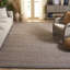 Tapis en jute / coton tressé à plat Natural Fiber-2054816382