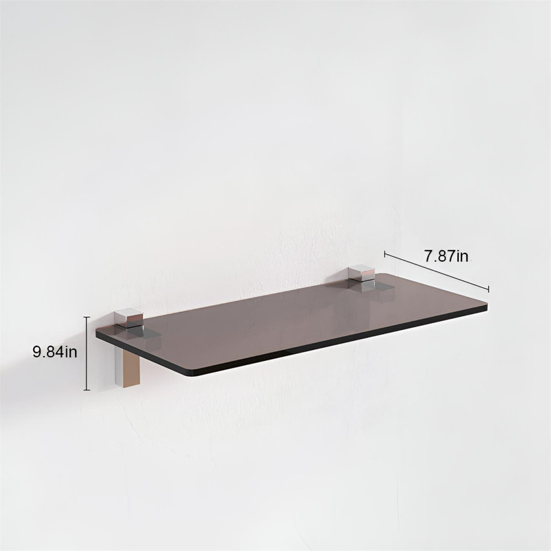 Floating Acrylic Wall Shelf