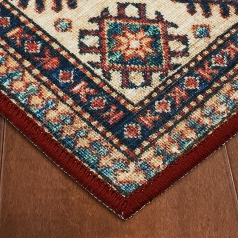 Wyatt & Ash Minot Machine Washable Imagine Printed Chenille Rugs 1-Piece, Rectangle 7'10" x 10'