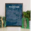 « phoenix city map », reproduction d’impression sur affiche en forme de amusante-31734790