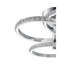 Cowan 3 Ring Built-in, Integrated LED, Modern Beaded Ceiling Light - 43x43x20cm, 3 step dimming, 3,000K Neutral white-1619698916