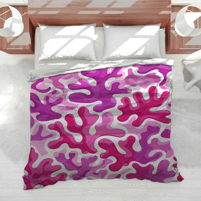 Coral Bedding Nautical Comforter Art Deco, Twin Comforter