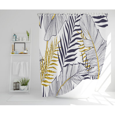 Caigan Polyester Shower Curtain Set