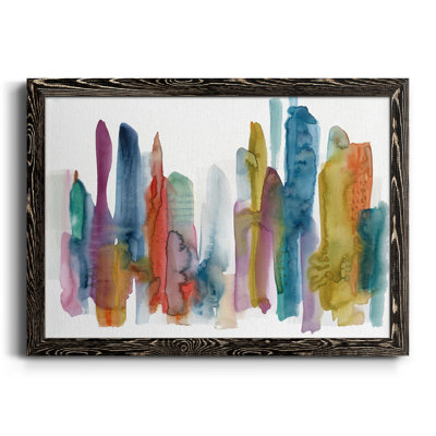Spectrum Skyline - Peinture sur toile encadrée