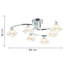 Johana Glass Flush Mount Light