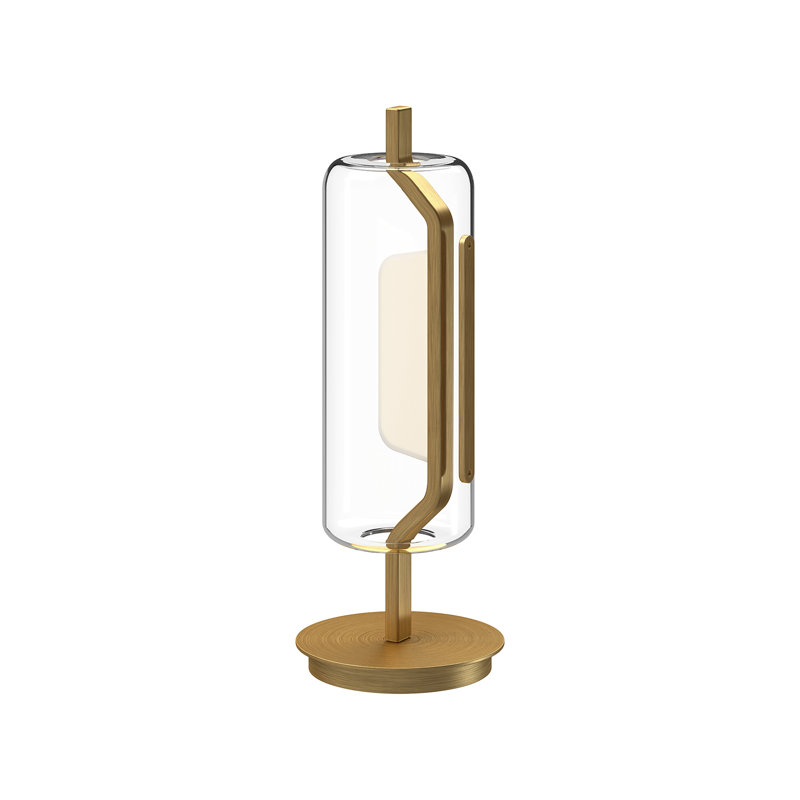 Hilo LED Table Lamp, Brushed Gold