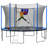 15' Round Backyard Trampoline With Safety Enclosure-101527168