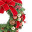 26"Evergreen Wreath With Berries, Balls, Cones And Red Bow