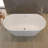 66" x 28" Freestanding Soaking Acrylic Bathtub