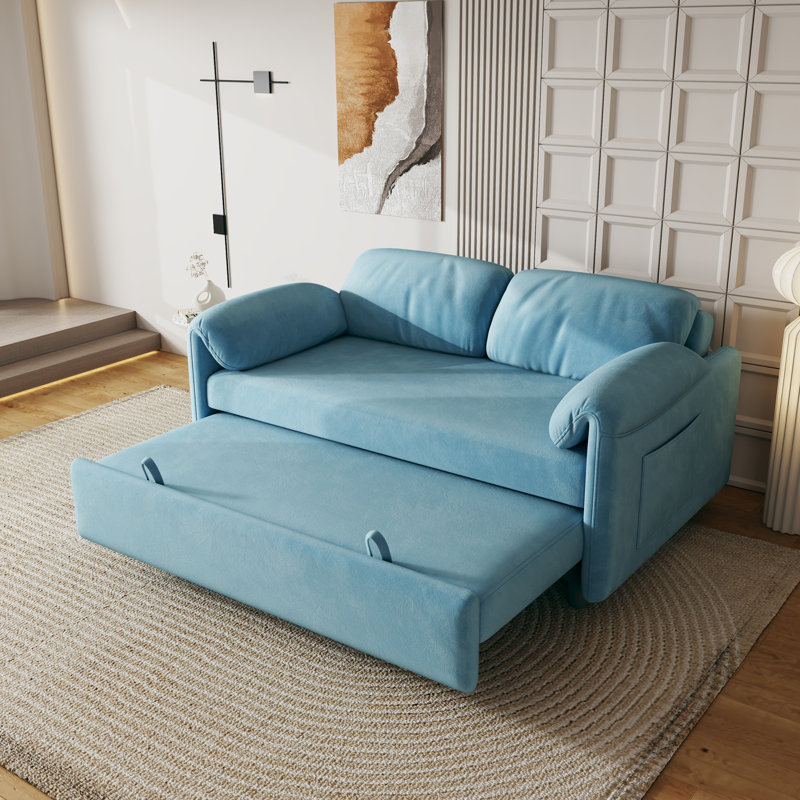Canapé-lit polyvalent à double usage avec option de lit rétractable, idéal pour des sièges confortables et un espace de couchage supplémentaire dans les salons